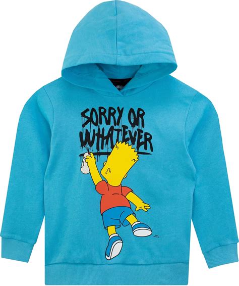 The Simpsons Boys Bart Simpson Hoodie 